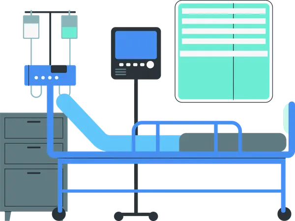 Patient Room  Illustration