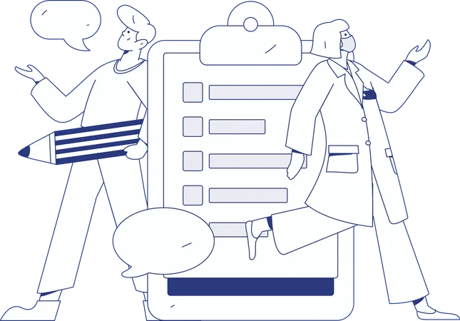 Patient braucht Schutz vor Corona  Illustration