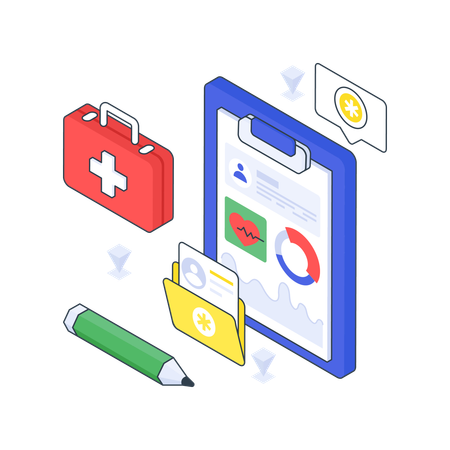 Patients Health Data  Illustration