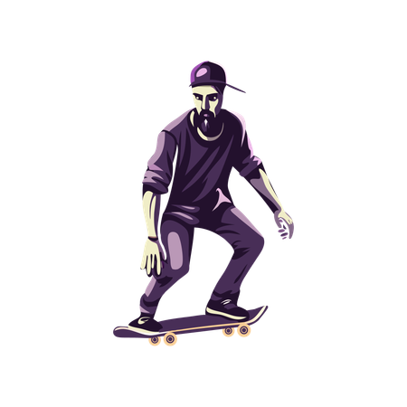 Patinador  Ilustración