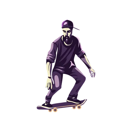 Patinador  Ilustración