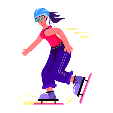 Esquiador  Ilustração