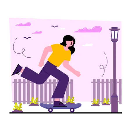 Patineur  Illustration