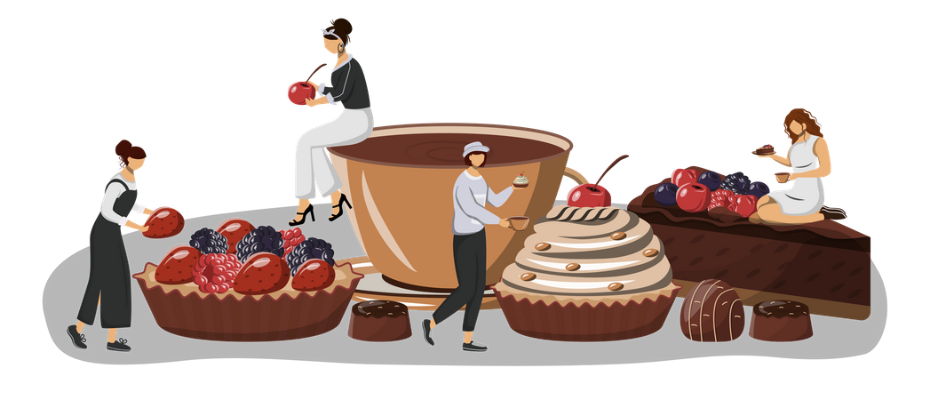 Patisserie  Illustration