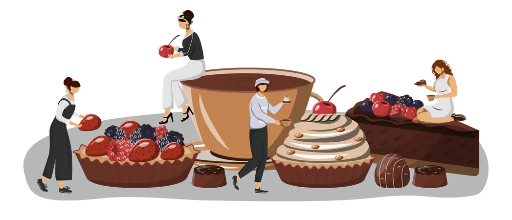 Patisserie  Illustration