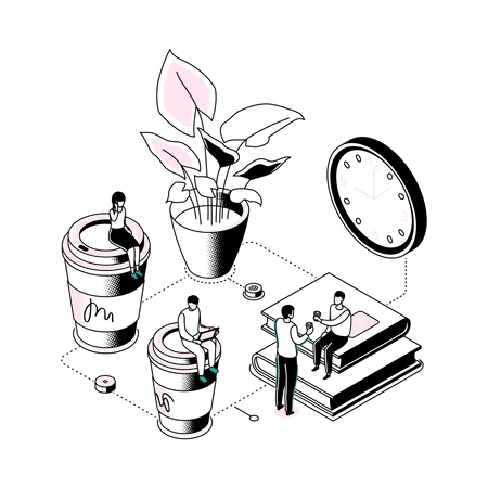 Pause café  Illustration