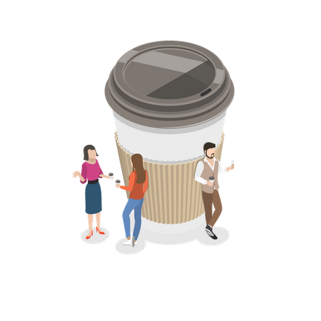 Pause café  Illustration