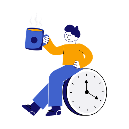 Pause  Illustration
