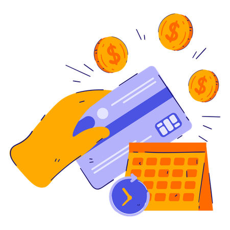 Pay later  Illustration