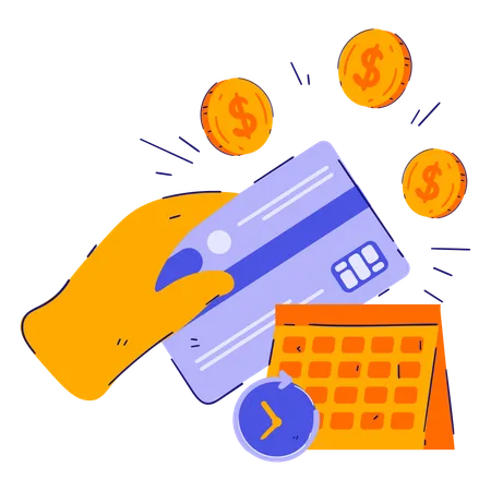 Pay later  Illustration