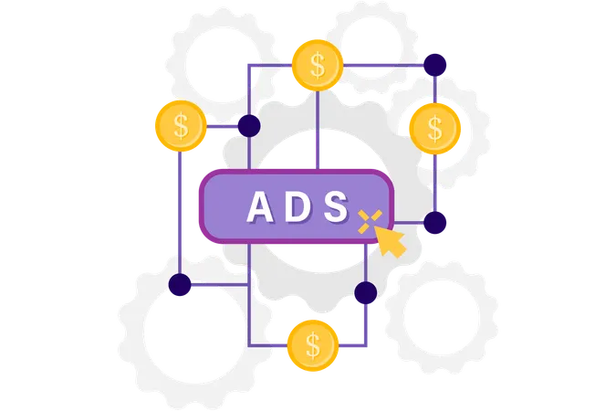 Pay per click  Illustration