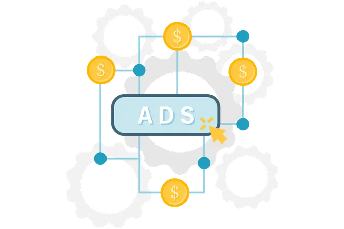 Pay per click  Illustration