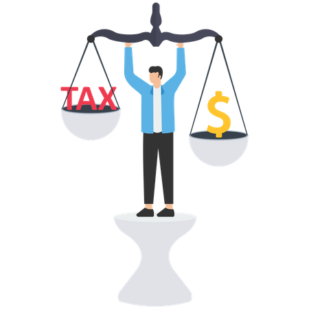 Pay tax  Illustration