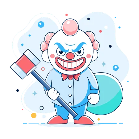 Payaso asesino  Ilustración