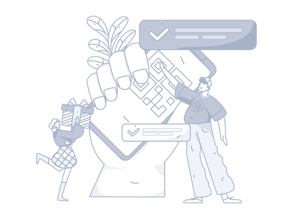 Payment barcode  Illustration