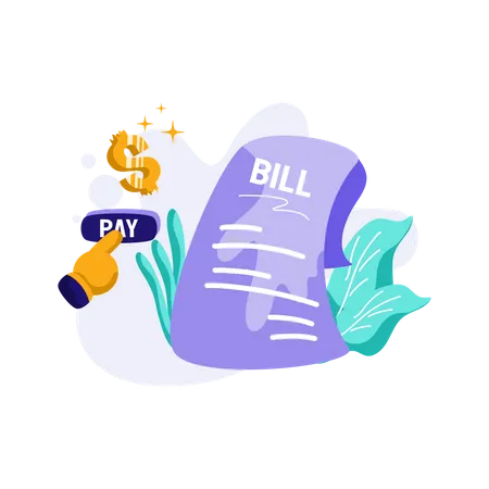 Payment Bill  Illustration