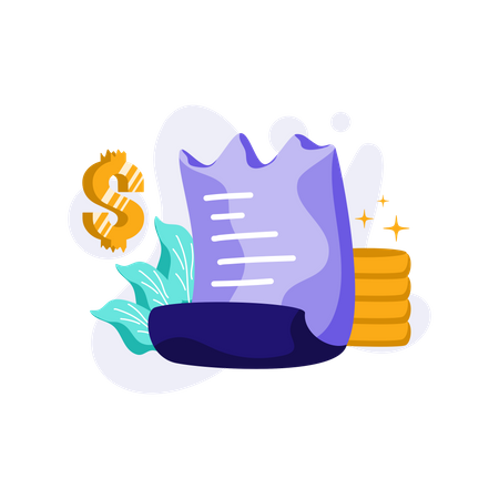 Payment Bill  Illustration