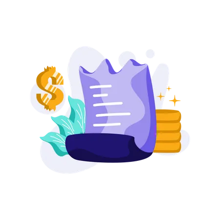 Payment Bill  Illustration