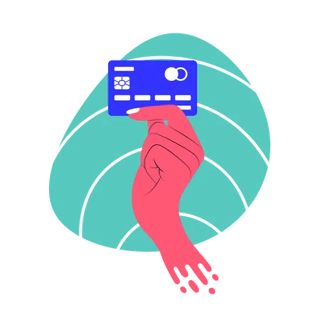 Payment by Card  Illustration