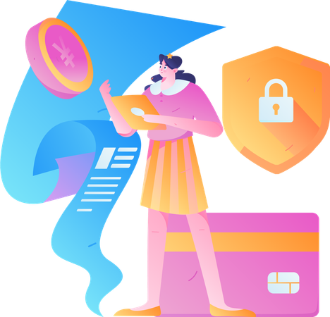 Payment By Card  Illustration