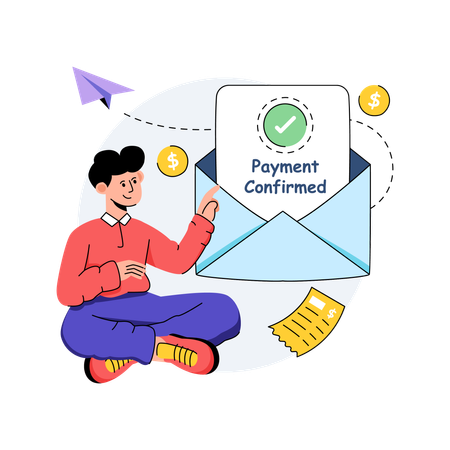 Payment Confirmation  Illustration