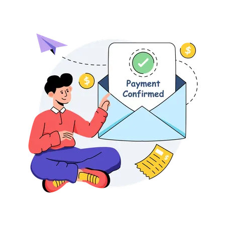 Payment Confirmation  Illustration