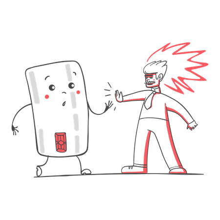 Payment error  Illustration