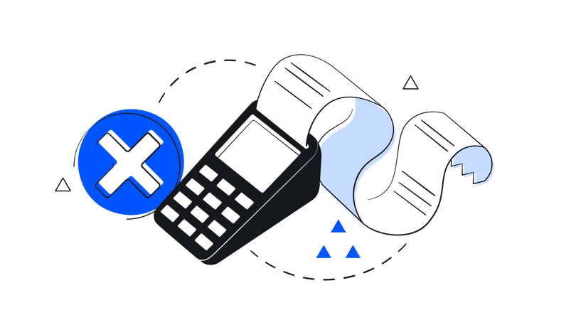 Payment Error  Illustration