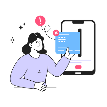 Payment Error  Illustration
