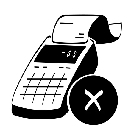 Payment failed  Illustration