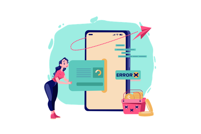 Payment Failed  Illustration