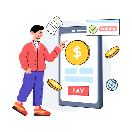 Payment Gateway  Illustration