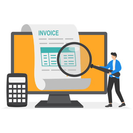 Payment Invoice  Illustration