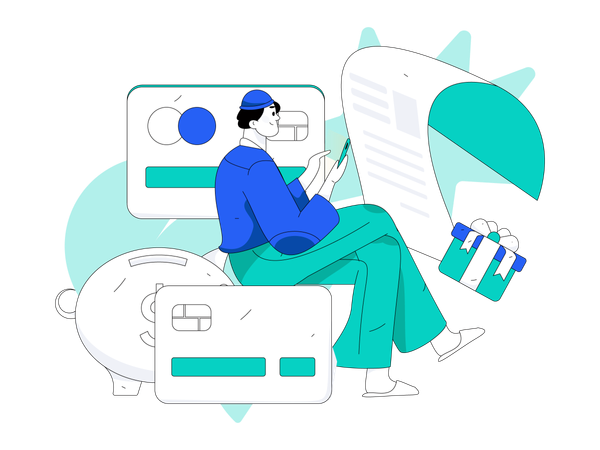 Payment invoice  Illustration
