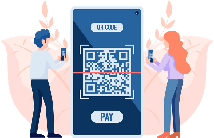 Payment qrcode  Illustration