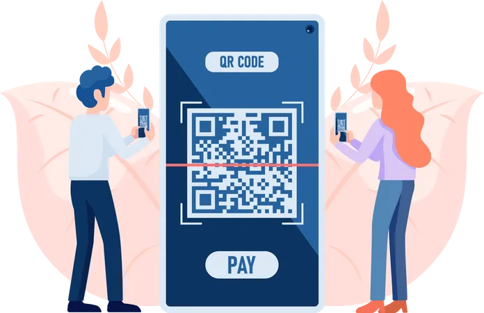 Payment qrcode  Illustration