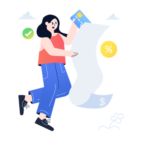 Payment Receipt  Illustration