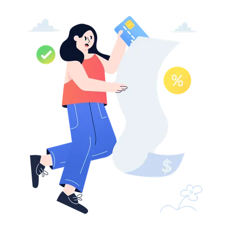 Payment Receipt  Illustration