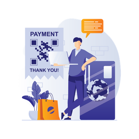 Payment receipt  Illustration