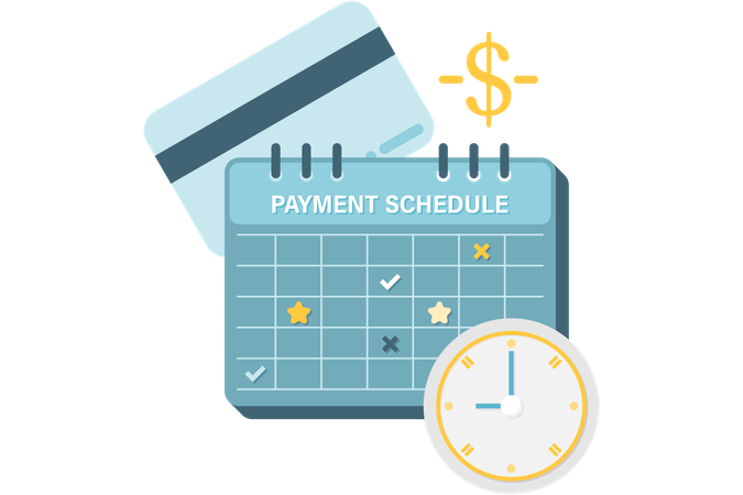 Payment schedule  Illustration