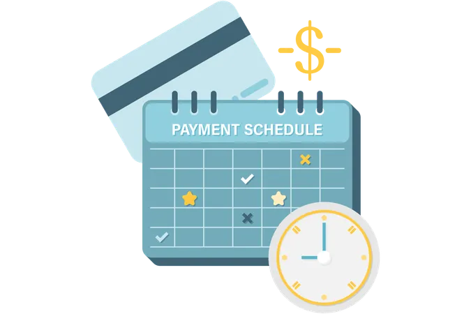Payment schedule  Illustration