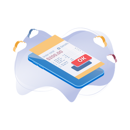 Payment screen  Illustration
