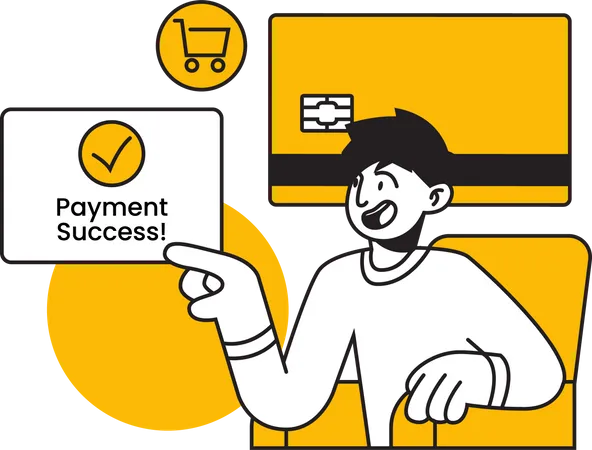 Payment Success  Illustration