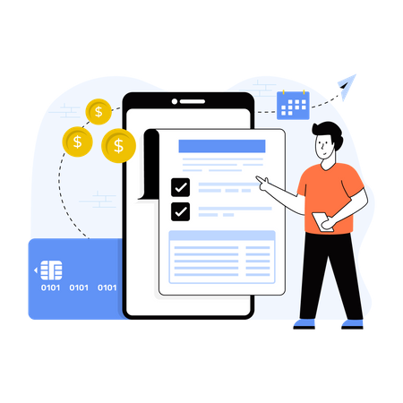 Payment terms and conditions  Illustration