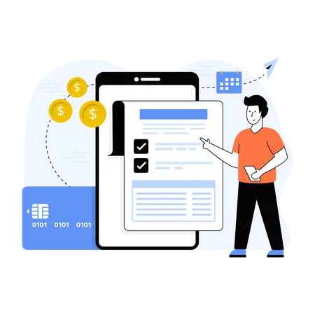 Payment terms and conditions  Illustration