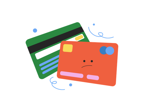 Payment unsuccessful  Illustration