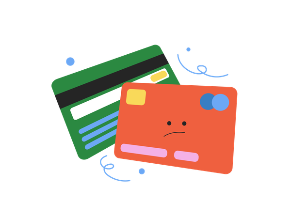 Payment unsuccessful  Illustration
