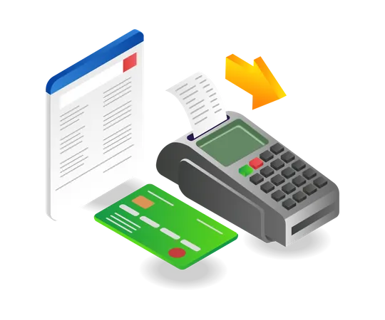 Payment with Electronic Data Capture  Illustration