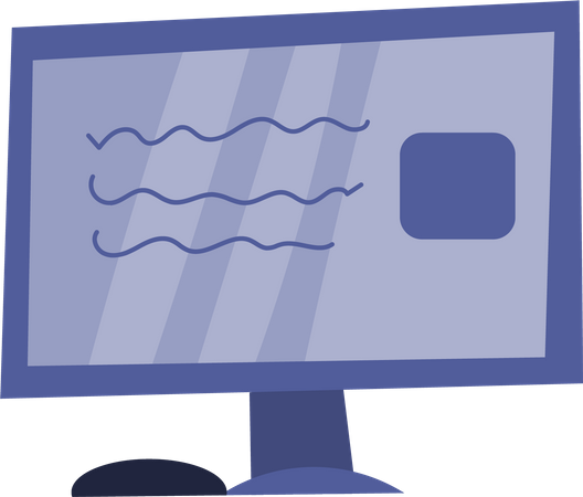 PC Monitor  Illustration