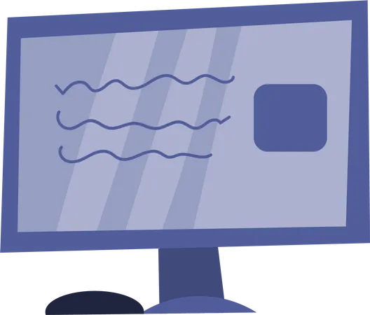 PC Monitor  Illustration